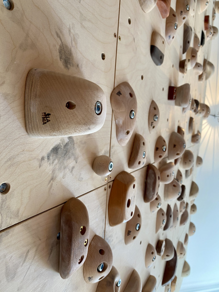 Lama Home Wall – front view of the climbing wall